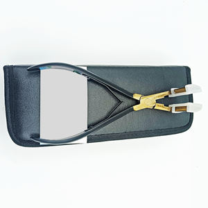 Pince d'extension de cheveux en acier inoxydable de couleur personnalisée Kit d'outils d'extension de cheveux multifonctionnels Pinces pour extension de cheveux - Product Image 6