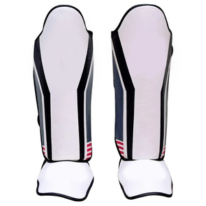 Protections de tibia en cuir personnalisées de haute qualité avec logo pour MMA, Muay Thai, Sparring, Kickboxing – Vente en gros - Product Image 1