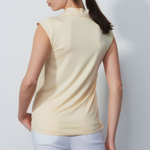 Fresh Piece Best Article Market Suministro en línea Camiseta Polo para mujer Friendly Budget Stand Collar Camiseta polo sin mangas única - Product Image 2