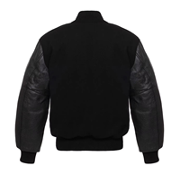 Personnalisé en gros blanc letterman vestes 100% laine corps pur cuir manches varsity vestes collège Baseball veste pour hommes