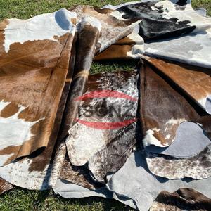 Piel de vaca tricolor ISONZ, pieles de cuero genuino, pieles de ganado de gran tamaño, piel auténtica para alfombras, zapatos, cinturones, bolsos, decoración de interiores - Product Image 6