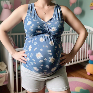 เสื้อกล้ามพิมพ์ลายสำหรับคุณแม่, เสื้อกล้ามให้นมบุตรแบบลำลอง - Product Image 1