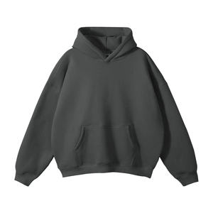 เสื้อฮู้ดฟอกสีกรดระบายอากาศได้ดีบริการ OEM สั่งปักลายสำหรับฤดูหนาว - Product Image 4