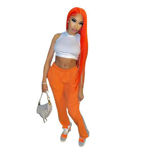 Pantalon décontracté en coton à ourlet ample, pantalon de survêtement, vêtements de sport, pantalon de jogging pour femme, pantalon long, taille plus 5XL, pantalon d'intérieur - Product Image 4