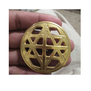 MASON MASTER GRAND OF CEREMONIES BLUE LODGE COLLAR JEWEL GOLD <b>METAL</b> GRAND TYLER COLLAR JEWEL IN GOLD TONE NEW TOP Freemason - Product Image 4