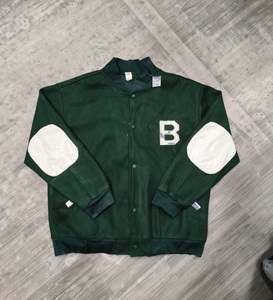 Chaqueta de invierno de lana de tendencia superior Chaqueta bordada 3D al por mayor Chaqueta universitaria personalizada OEM para fabricante de hombres - Product Image 6