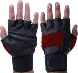 Gants de sport respirants en polaire pour hommes avec support de poignet pour la musculation - Product Image 2