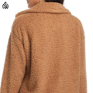 New Fashion Casual Winter Warm Fleece <b>Sherpa</b> Jacket High Street Style breathable Women <b>Sherpa</b> Jackets - Product Image 6