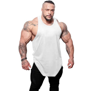 Couleur unie Hommes Casual Sport Running Débardeurs Respirant Coton Sans Manches Gym Fitness Musculation Muscle Lâche Plus La Taille - Product Image 6