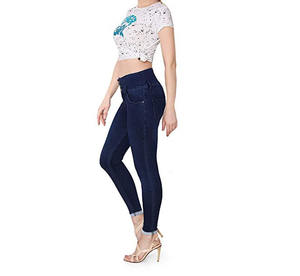 Top Selling Casual <b>Ripped</b> Slim Fit Bold Look Women's <b>Jeans</b> Pants <b>High</b> <b>Waist</b> Streetwear Fashion <b>Jeans</b> Denim Pants For Women - Product Image 6
