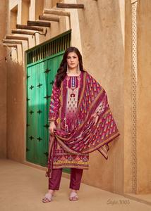 Nouvel ensemble Kurti et Dupatta traditionnel pour femme, toutes saisons, en mousseline pure, imprimé numérique, viscose, boutons Aari, par Maruti Fashion Designer - Product Image 4