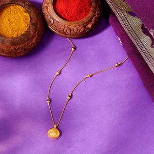 Mangalsutra élégant Rooted Glow pour mariage - Product Image 1