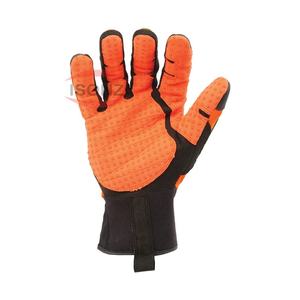 Gants en caoutchouc haute visibilité pour l'industrie pétrolière et gazière, résistants aux chocs, avec dos en TPR anti-impact, pour applications de soudage en milieu pétrolier - Product Image 2