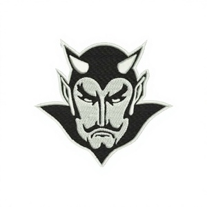 Patch brodé mignon fait main en PVC adhésif avec bordure Merrow et fermeture auto-agrippante, logo personnalisé pour chapeaux, vêtements et vestes - Product Image 1
