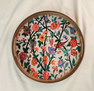 Bandeja DE SERVICIO DE fregona de alta calidad con bandeja de forma ovalada de estilo único hecha a mano exclusiva para decoración del hogar y servicio de comedor boda - Product Image 5