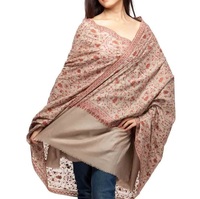 Fait sur mesure Kitted Chadar foulards châles cachemire filles épaule Pashmina châles impression en gros grande taille respirant