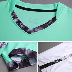 Venta directa de fábrica, conjunto de ropa de fútbol de transferencia de calor para adultos con estampado personalizado, uniformes de camiseta - Product Image 4