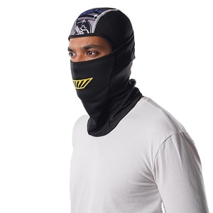 Masque de cyclisme intégral à rayures personnalisé, masque de moto, 100% polyester, soie glacée, protection UV, impression numérique par sublimation - Product Image 4
