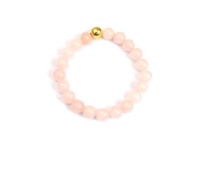 Adjustable Boho <b>Bracelet</b> with Rose Quartz Multi-Gemstone <b>Beads</b> Handmade Jewelry Gift for Her <b>Gold</b> Plated Birthstone <b>Bracelet</b> - Product Image 3