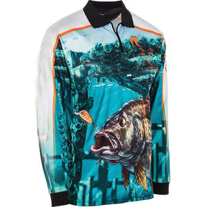 Polos de pesca personalizados de manga larga para adultos impresos con sublimación último diseño personalizado - Product Image 6