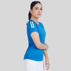 Blue Training Mesh Tee for Fitness Apparel - Product Image 4