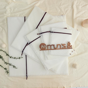 ถุงตาข่ายซักผ้าสี่เหลี่ยมสีน้ำตาล70X80cm พรีเมี่ยมถุงซักผ้าอเนกประสงค์เหมาะสำหรับโรงพยาบาลและห้องทดลอง - Product Image 2