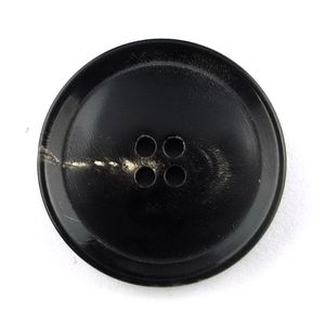 Ethically Sourced Vintage Style Natural Buffalo Horn Buttons Durable Handcrafted Polished Finish Round - Product Image 4