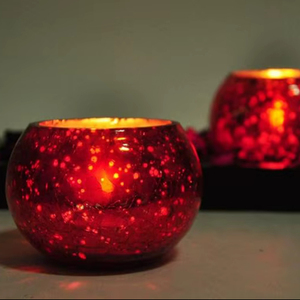 Luxury Glass Votive & <b>Tealight</b> <b>Candle</b> <b>Holder</b> Handcrafted Mosaic Design New Artisan Aura Home Decor for Christmas & Weddings - Product Image 1