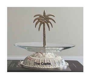 Set Of Two <b>Cake</b> <b>Stand</b> Stainless Steel And Glass <b>Cake</b> <b>Stand</b> Customized Size And Shape <b>Cake</b> Dessert Serving <b>Stand</b> - Product Image 5