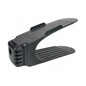 Black <b>Shoe</b> Organizer and Clothing <b>Wardrobe</b> Shelf Durable <b>Shoe</b> Holder with Convenient Storage Solution - Product Image 3