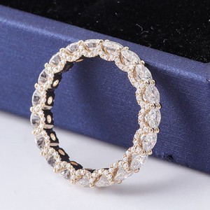 Anillo de Compromiso Unisex de Lujo, Chapado en Oro de 14K, Talla Personalizada, Diamante Cultivado en Laboratorio, Corte Brillante, Estilo Étnico, Ajustable, Certificado - Product Image 2