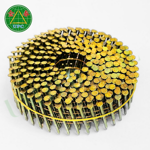 ตะปูม้วนก้านเรียบ/สกรูขนาด2.2x45เคลือบสีเหลืองสำหรับปืนลมจากโรงงานเวียดนาม - Product Image 5