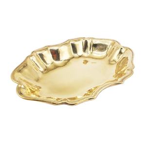 Eco Friendly Eye Catching Fruits <b>Plate</b> Bowls Wholesale Factory Supplies Decorative Metal Serving Bowls With Luxury Logo <b>Printed</b> - Product Image 1