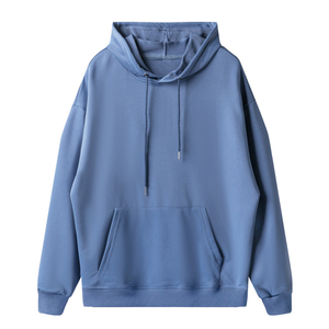 Unisex 2026 ropa de trabajo de invierno Sudadera con capucha 100% algodón Color sólido logotipo bordado rayas diagonales manga larga Digital - Product Image 1