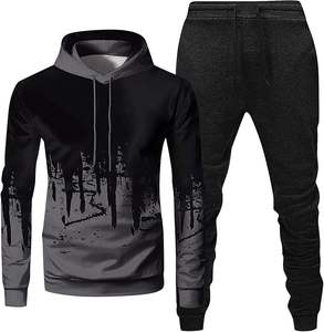 2024 Unisex XXL Winter <b>Running</b> Outfits Men's High Quality Oversized <b>Hoodie</b> Sports Tracksuit Long Sleeve Printed Windproof - Product Image 4