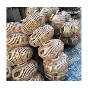 Plafonnier vibrant en bambou naturel, design personnalisé, bon prix pour l'exportation - Product Image 6