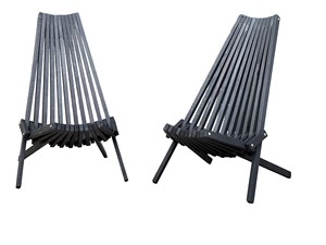 เก้าอี้ไม้แข็งแรงทนทาน เฟอร์นิเจอร์กลางแจ้ง เก้าอี้ไม้แบบแท่ง เก้าอี้ไม้เนื้อแข็ง เก้าอี้พักผ่อน ราคาสุดคุ้ม - Product Image 5