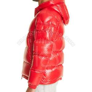 2024 Fabricant Imperméable Plus Size Rouge En Stock Designer Nylon Bubble Filled Vestes D'hiver pour Hommes - Product Image 4