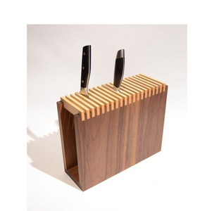 Soporte de almacenamiento de cuchillos de calidad Superior de aspecto estándar en madera, soporte de cuchillos ecológico para el hogar, mesa de cocina, soporte para cuchillos de uso superior - Product Image 3