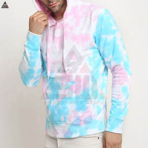 เสื้อฮู้ดผู้ชายผ้าฝ้ายผสมย้อมสี - Product Image 5