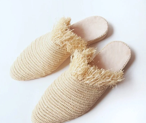 รองเท้า Raffia รองเท้าโมร็อกโก - Product Image 1