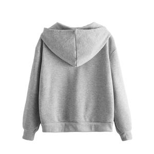 เสื้อฮู้ดสตรีแฟชั่นสตรีทแวร์แบบใหม่ ผ้าฟลีซ 100% ผ้าฝ้าย มีกระเป๋าข้างสองข้าง สำหรับผู้หญิง โดย RSW - Product Image 6