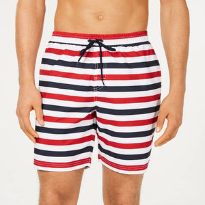 Pantalones cortos de poliéster de diseño personalizado para hombre, pantalones cortos informales de malla para correr para hombre, pantalones cortos transpirables de playa de 5 pulgadas para nadar, OEM 2025 - Product Image 1