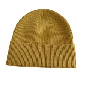 Sombreros deportivos unisex para adultos, gorro de lana merino 100% de Color personalizado con puños, gorro de punto acanalado para playa 2026 - Product Image 2