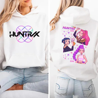 Nouveaux sweats à capuche décontractés pour femmes et hommes, à manches longues, style décontracté, à la mode, avec motif Demon Hunters Mira Rumi Zoey, inspirés de l'anime et du K-pop
