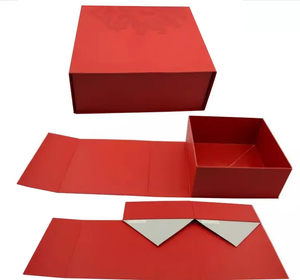 Boîtes en papier d'emballage pliables écologiques recyclables avec logo personnalisé et impression recyclable boîte-cadeau pliante pour vêtements et cosmétiques - Product Image 3