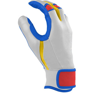 Guantes de bateo de béisbol de puño corto duraderos y cómodos Guantes de bateo de tallas juveniles para adultos personalizados de alta calidad - Product Image 5