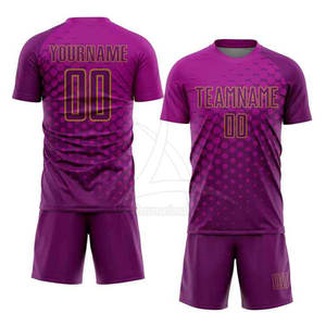 ชุดฟุตบอลแบบระเหิดสำหรับทีมชุดเครื่องแบบเสื้อเจอร์ซีย์พร้อมกางเกงขาสั้น - Product Image 1