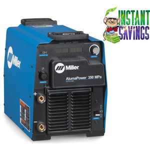 Soldadora MIG Millers AlumaPower 350 907420, Inversor Portátil con Alimentador de Alambre para Construcción, Acero Inoxidable, Nueva y Usada, 0.8mm - Product Image 2