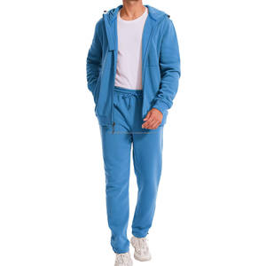 Ventes en gros de survêtements en molleton streetwear, sweat-shirts à capuche avec broderie, logo personnalisé, sweat-shirts à capuche et pantalons de survêtement imprimés en relief pour hommes - Product Image 1